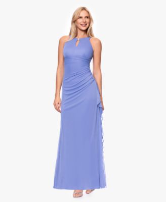 Платье Betsy & Adam Petite Ruched Embellished Gown