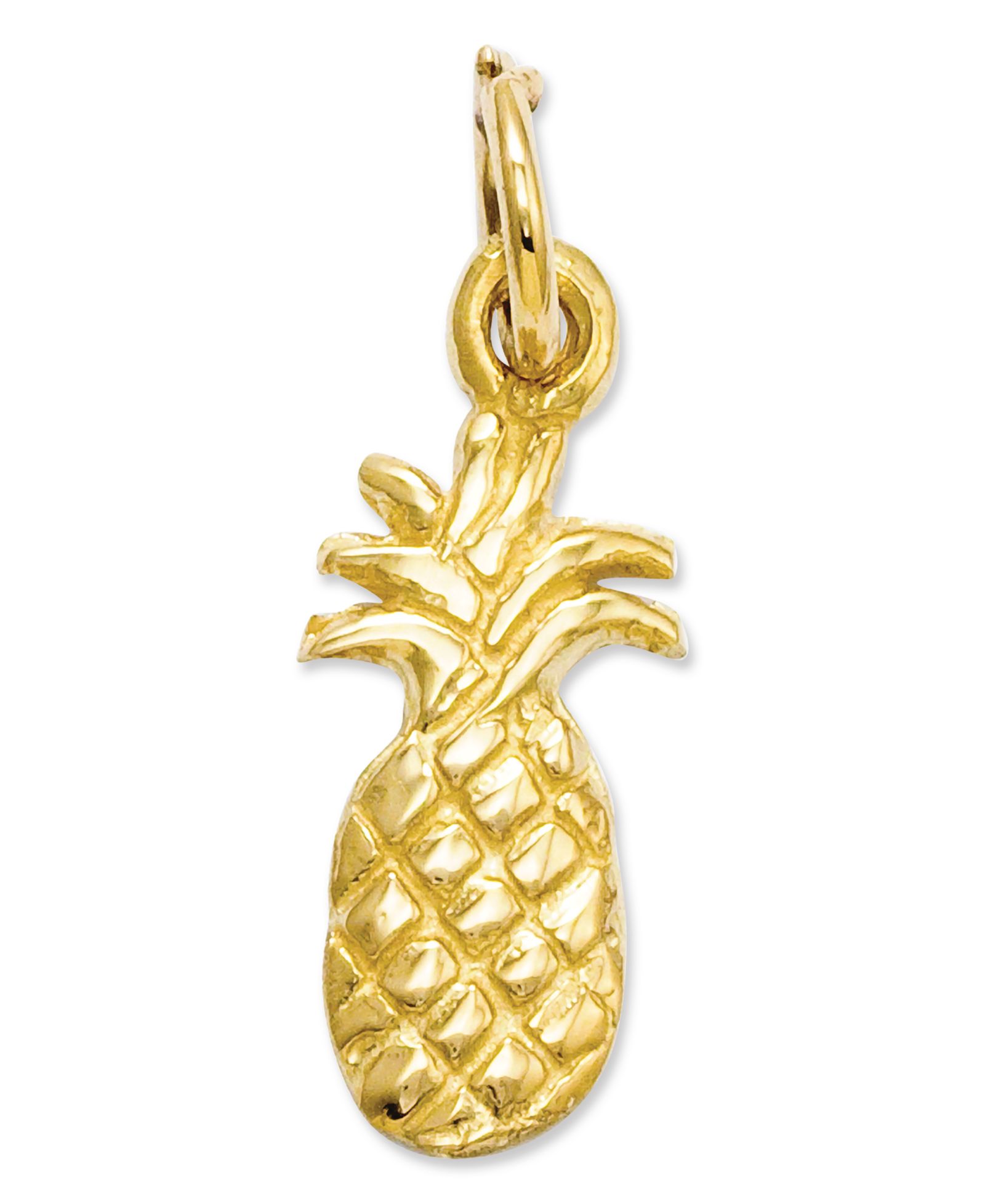 Подвеска из 14k Gold, Polished Pineapple Charm