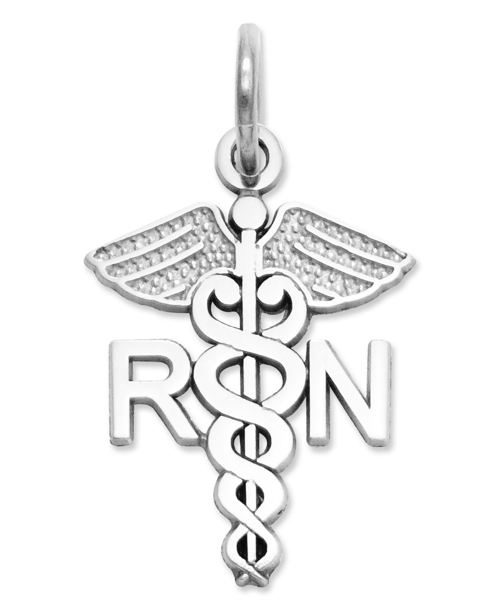 Подвеска 14k White Gold Charm, Nurse Charm