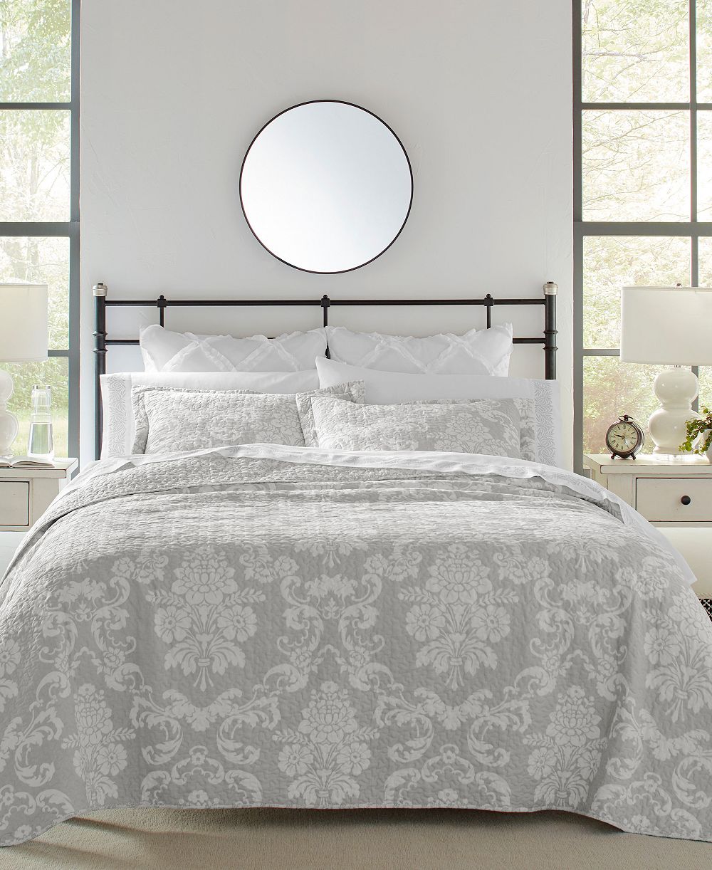 Laura Ashley Venetia 3-Pc. Quilt Set, Full/Queen