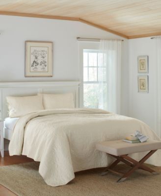 Комплект из 3 стеганых покрывал Laura Ashley Felicity Cotton Reversible Full/Queen