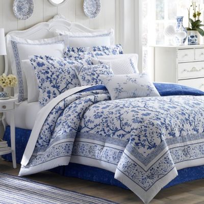 Комплект из 4 покрывал Laura Ashley Charlotte Cotton Reversible, King