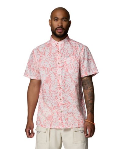 Columbia Мужская Рубашка Camp Shirt Super Slack Tide