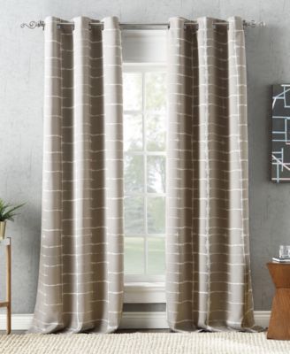 Штора Saki Shibori Print Blackout Grommet Curtain Panel