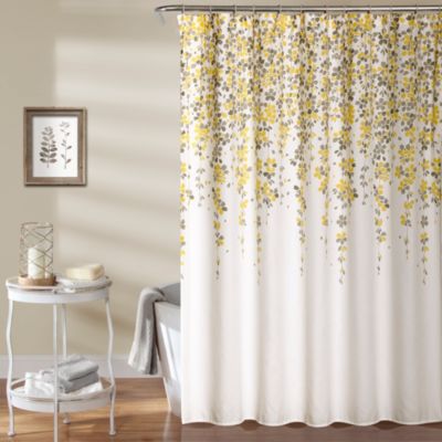 Lush Décor Weeping Flower Shower Curtain, 72" x 72"