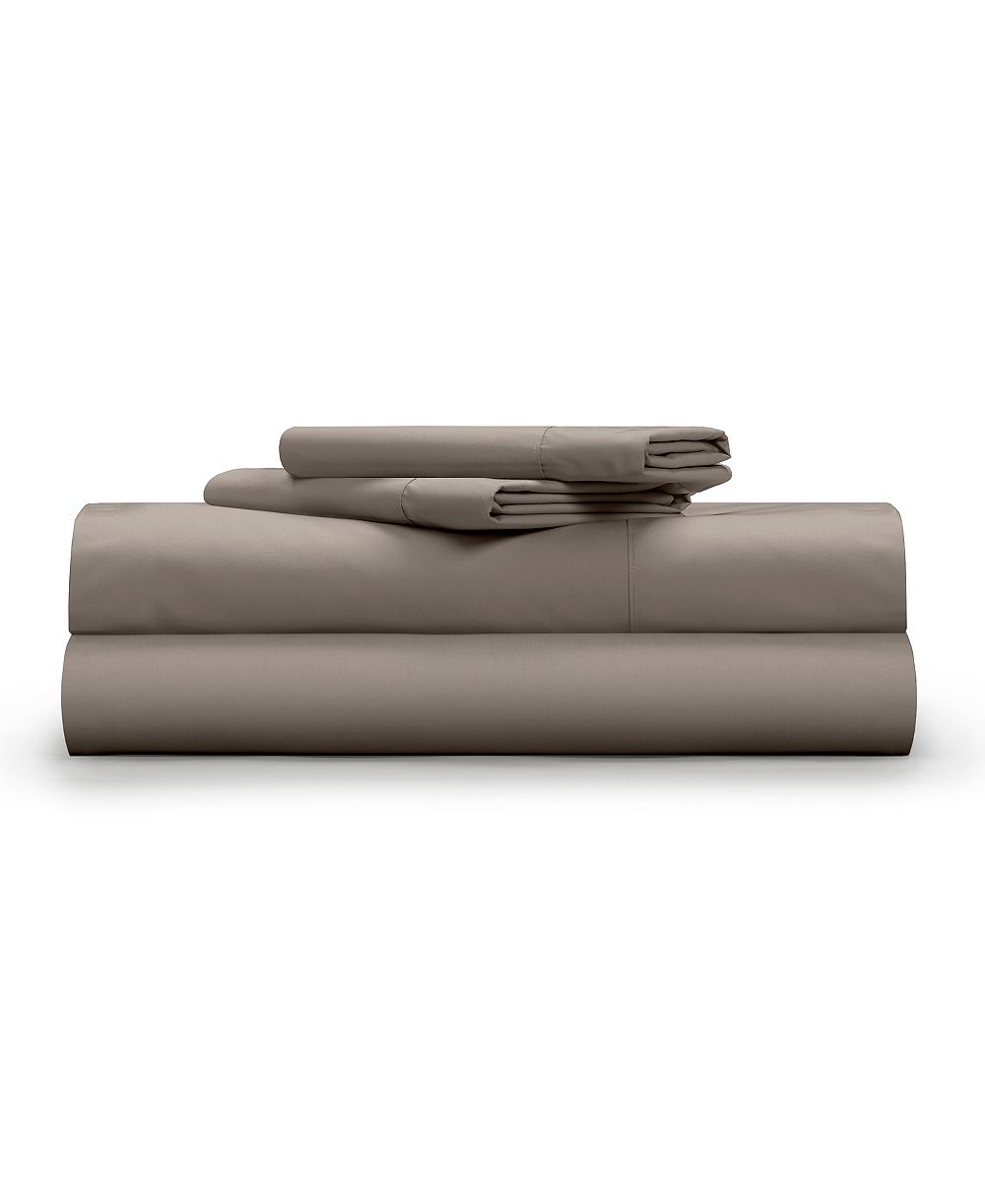 Pillow Guy Classic Cool Crisp 100% Cotton Percale 4-Pc. Sheet Set, Full