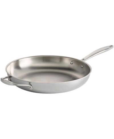 Tramontina Signature Tri-Ply Clad Stainless Steel 12-Inch Large Frying Pan with Helper Handle