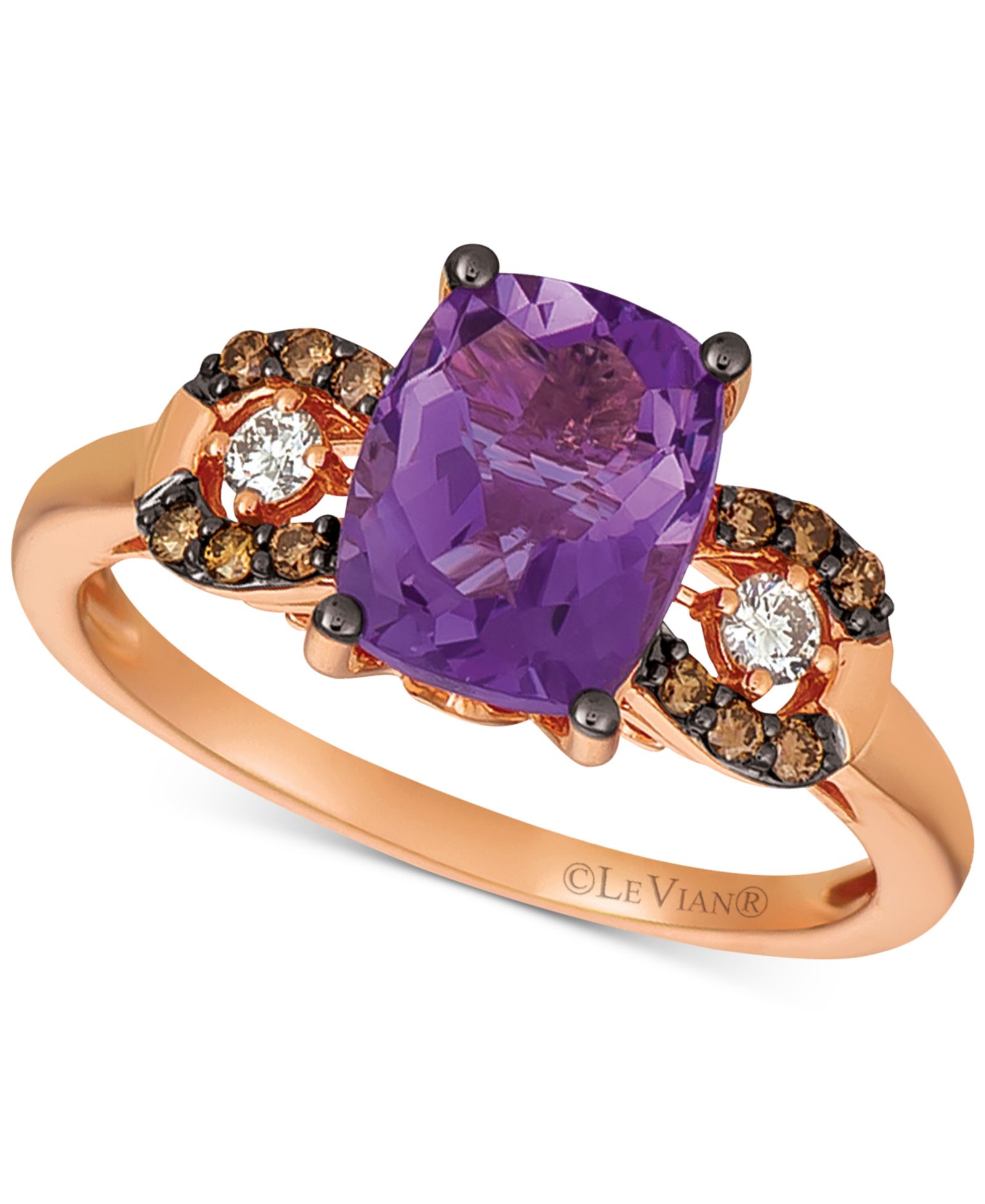 Кольцо Le Vian® Gemstone & Diamond в 14k Rose Gold или 14k Yellow Gold