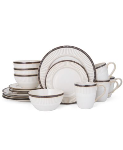Pfaltzgraff Promenade Column 16 Pc. Dinnerware Set, Service for 4