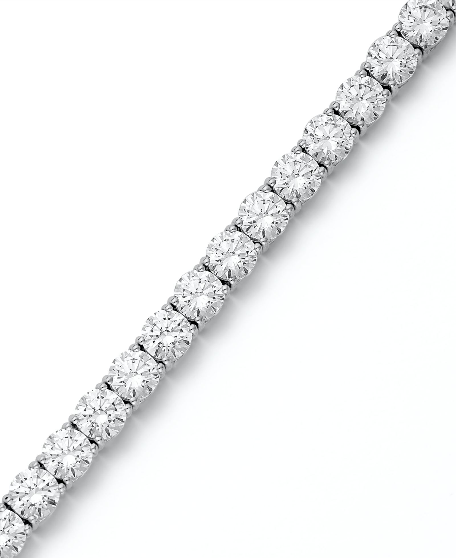 Arabella Sterling Silver Bracelet, Cubic Zirconia Tennis Bracelet (31 ct. t.w.)