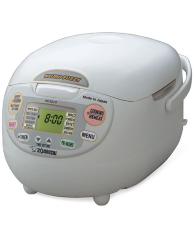 Zojirushi NS-ZCC10WZ Neuro Fuzzy® 5.5-cup Rice Cooker & Warmer