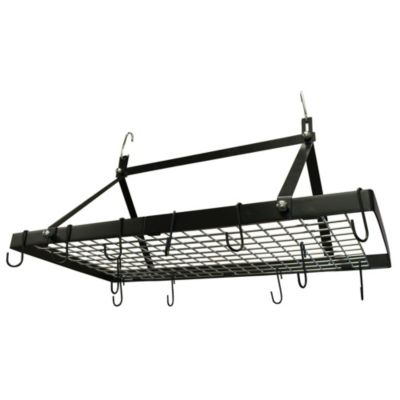 Прямоугольная подвесная полка для кастрюль Range Kleen Stainless Steel