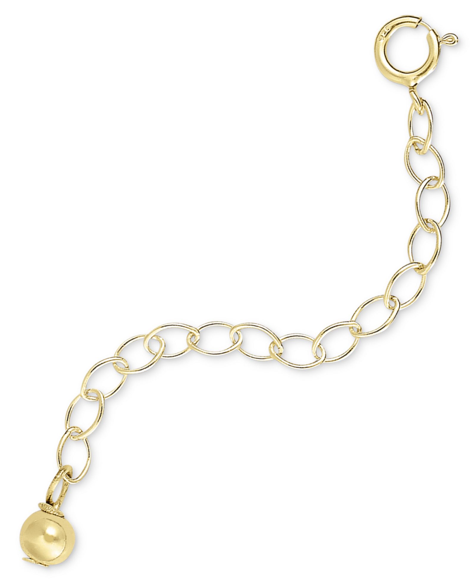 Giani Bernini 18k Gold over Sterling Silver Extension Chain Necklace, 2 Inch Chain Extender