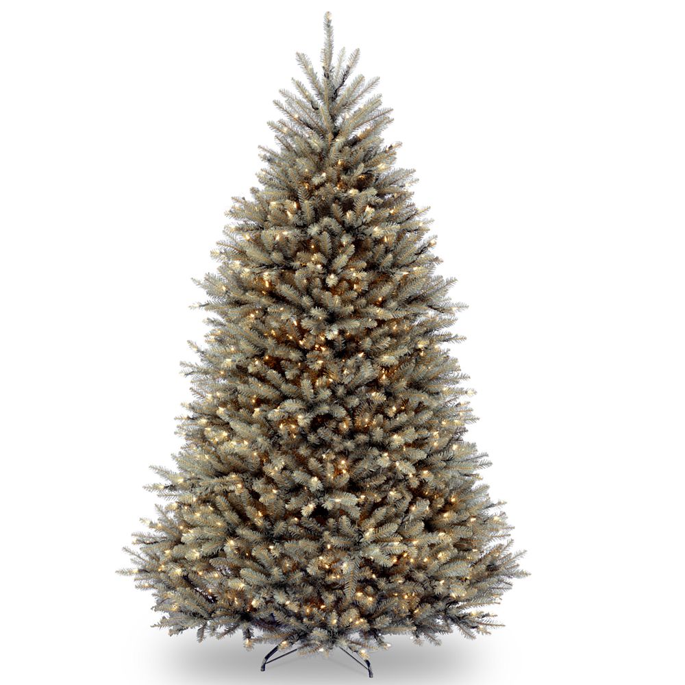 Ель National Tree Company Dunhill® Blue Fir Hinged с прозрачными огнями