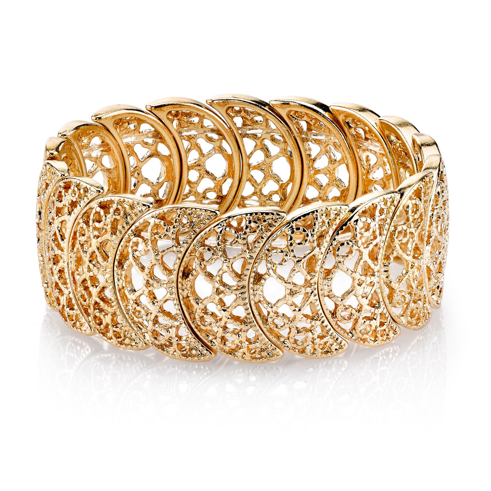 Браслет 2028 Rose Gold Tone Half Circle Filigree