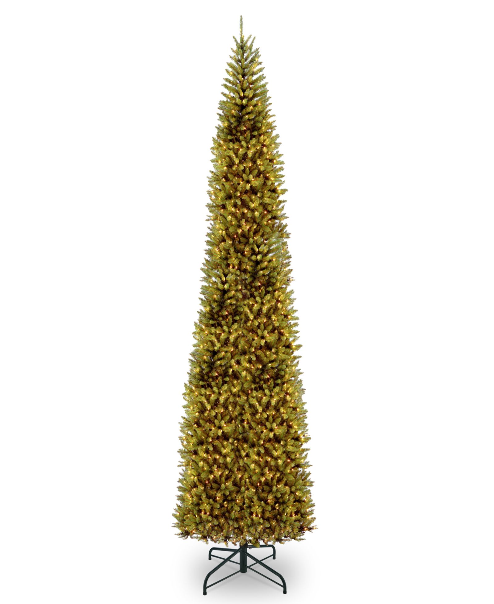 Ель National Tree 14' Kingswood Fir Pencil с 1300 чистыми огнями