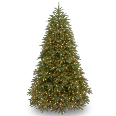 National Tree Company 6.5' Feel Real Jersey Fraser Fir Medium Tree with 900 Clear Lights