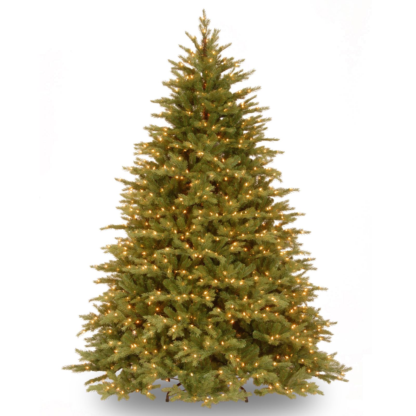 National Tree Company 6.5' Feel Real  Nordic Spruce Hinged Tree with 750 Clear Lights