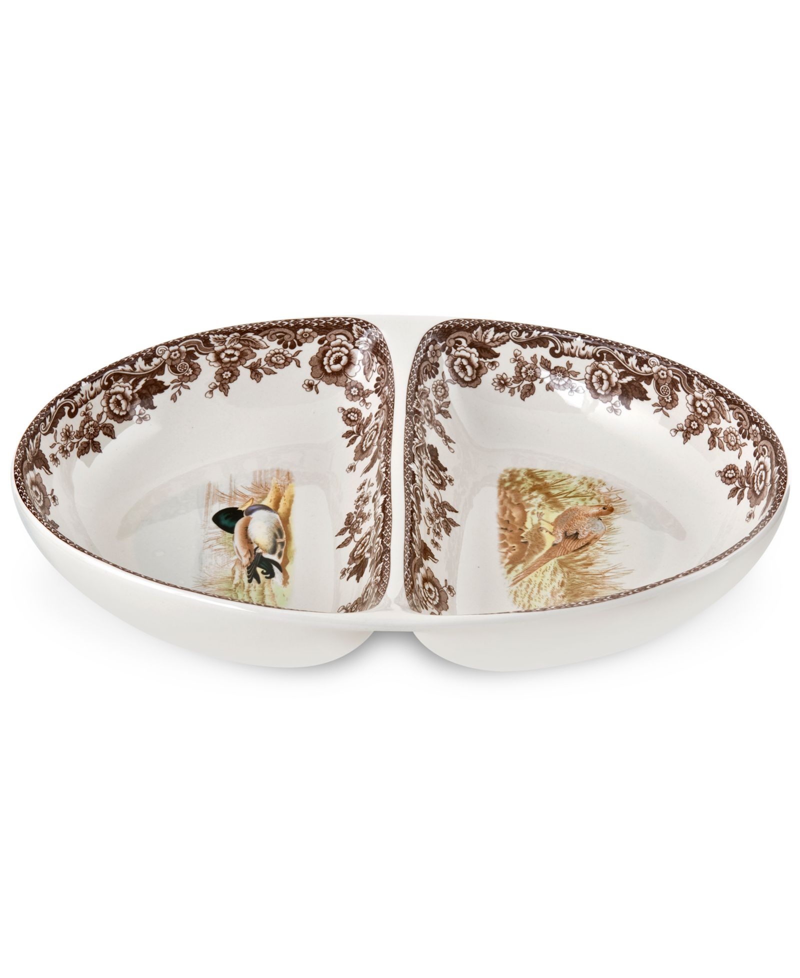 Разделенное блюдо Spode Woodland Bird