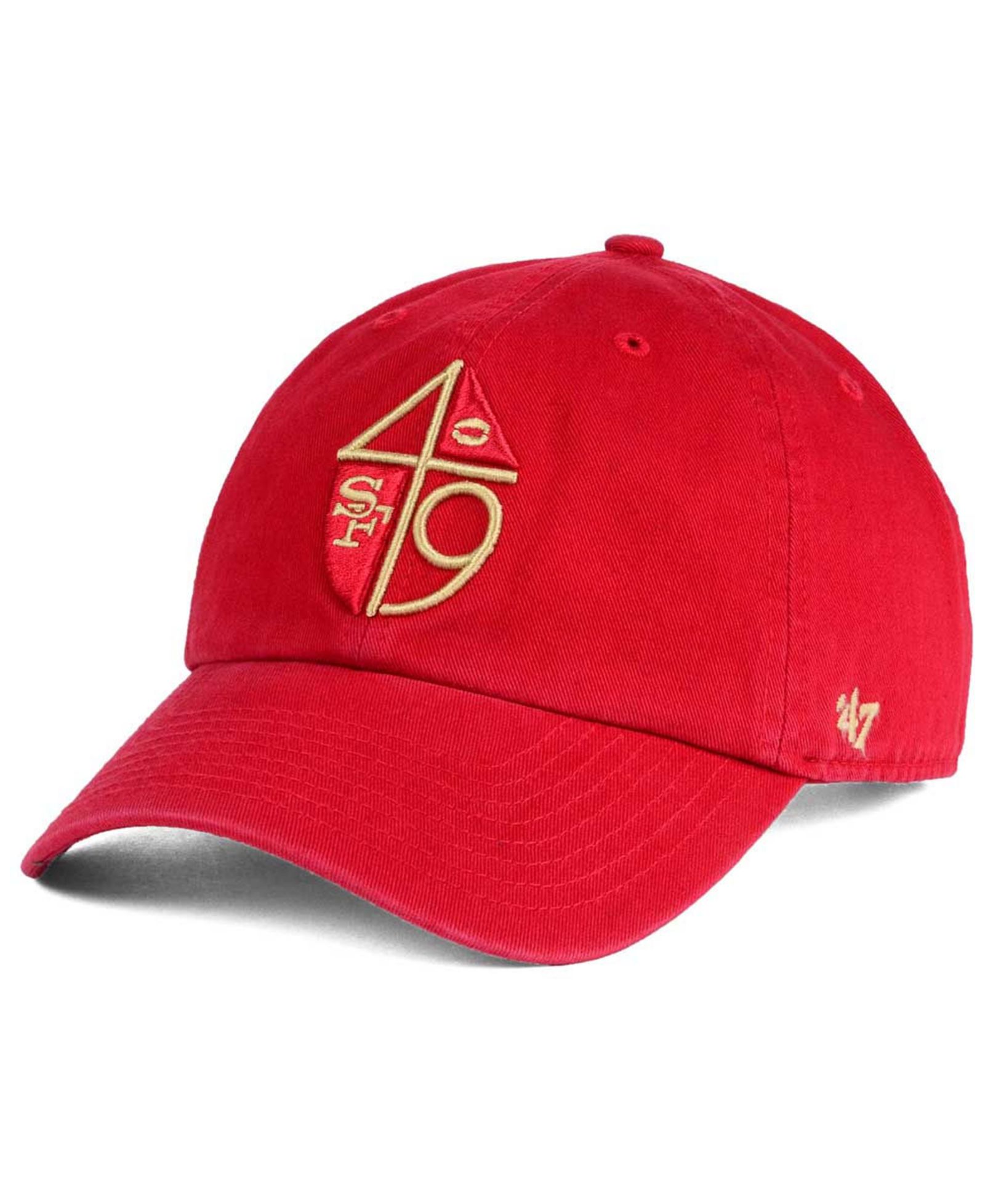 '47 Brand San Francisco 49ers CLEAN UP Strapback Cap