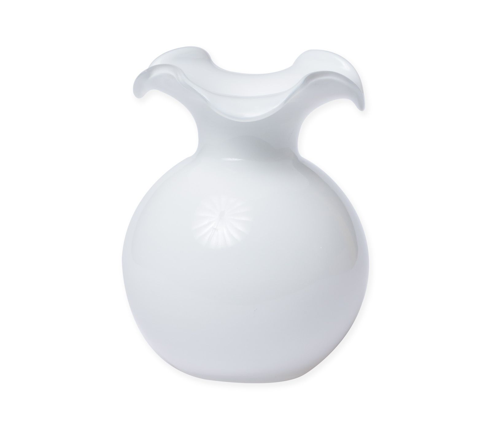 Ваза Vietri Hibiscus Glass Small Fluted