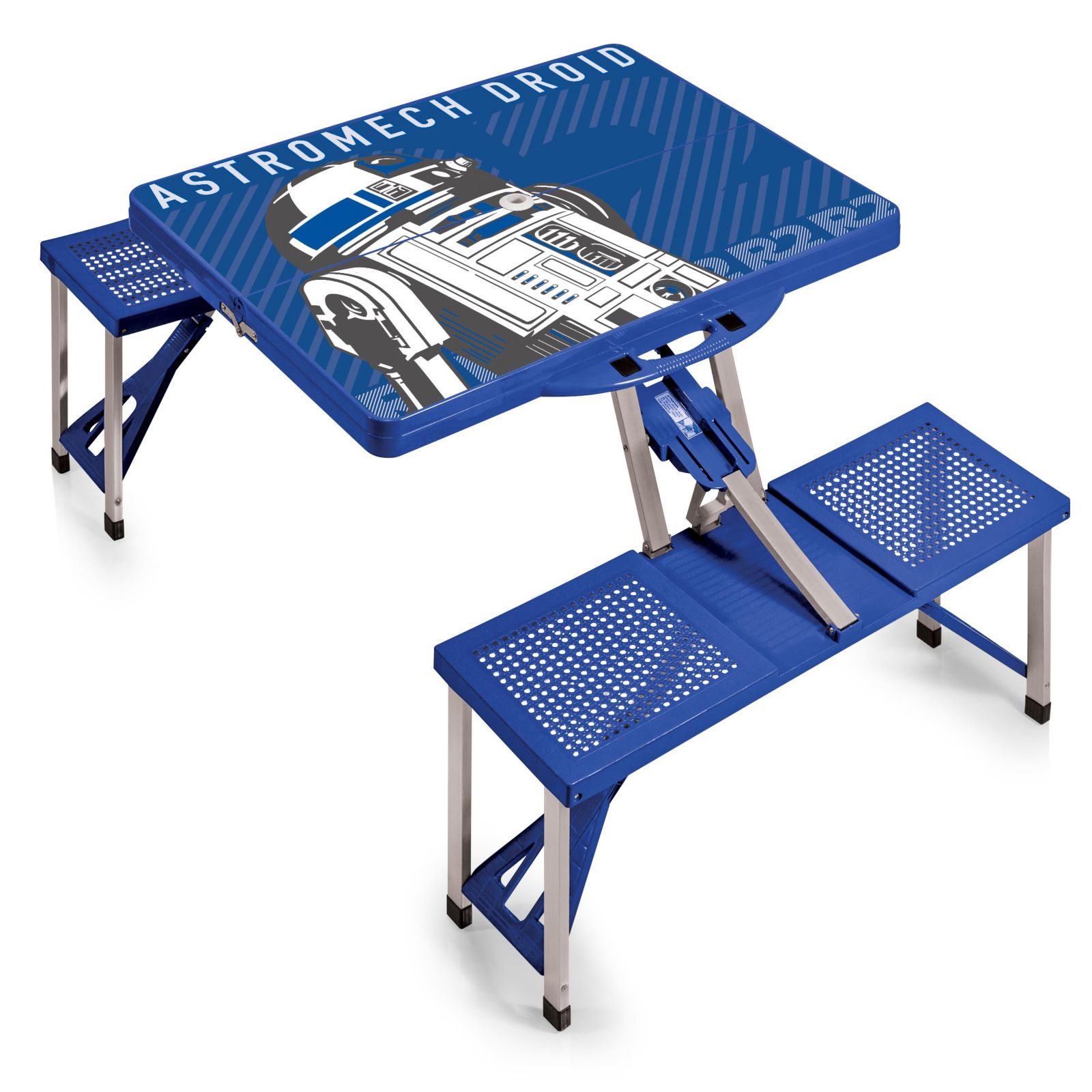 Oniva® by Picnic Time Star Wars R2-D2 Picnic Table Portable Folding Table with Seats