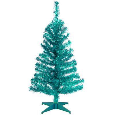 National Tree искусственная елка 3 фута, бирюзовая, с мишурой