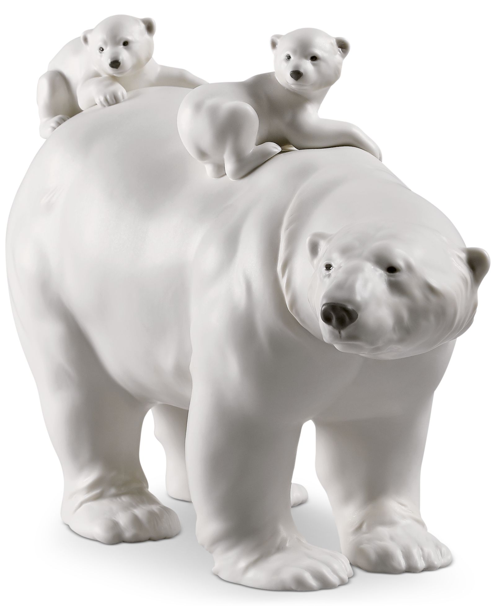Lladró Фигурка медведя-мамы с медвежатами Mummy Bear and Babies