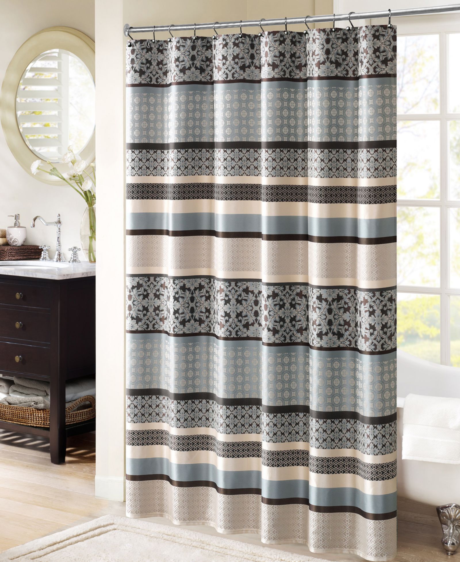 Штора Madison Park Princeton Jacquard, 72" x 72"
