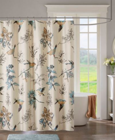 Madison Park Quincy Cotton Shower Curtain, 72" x  72"