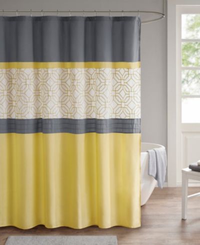 510 Design Donnell Embroidered Shower Curtain, 72" x 72"