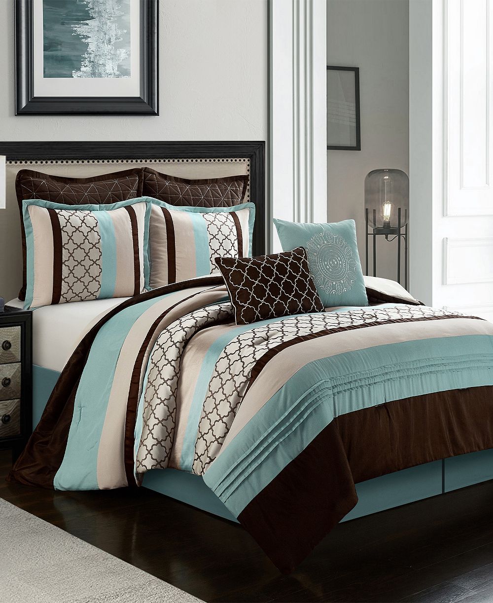 Stratford Park Sydney 8-Pc. Comforter Set, California King
