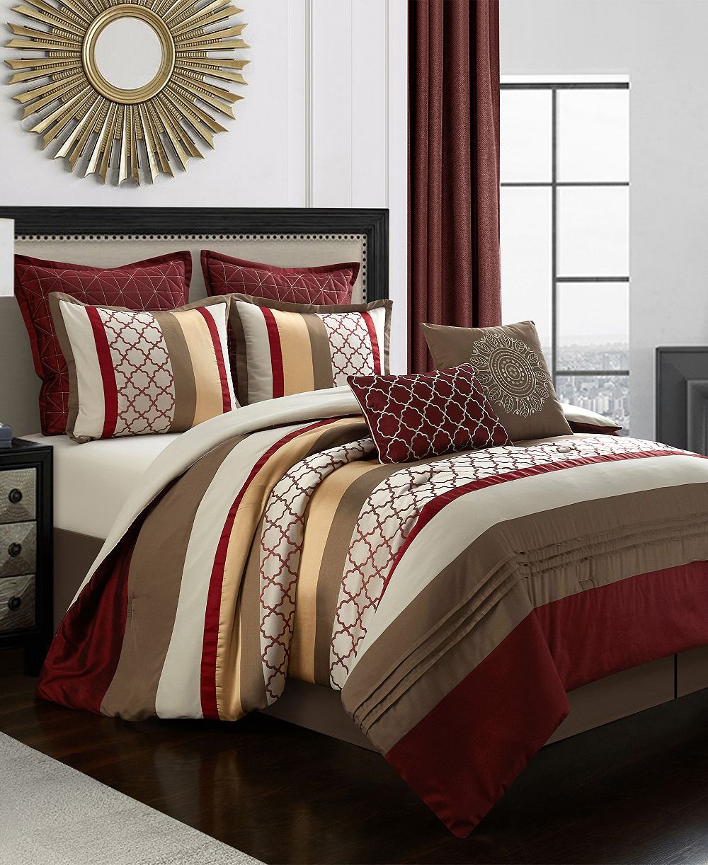 Stratford Park Sydney 8-Pc. Comforter Set, Queen