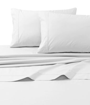 Tribeca Living 300 Thread Count Cotton Percale Extra Deep Pocket Sheet Set, California King