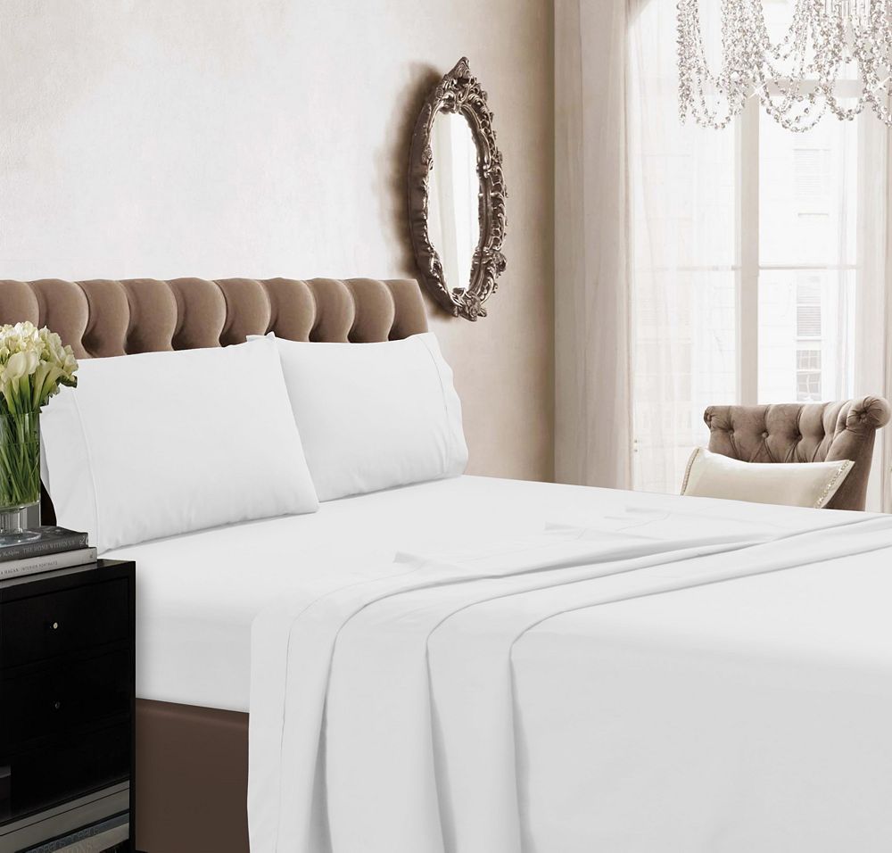Комплект постельного белья Tribeca Living 350 Thread Count Cotton Percale, California King