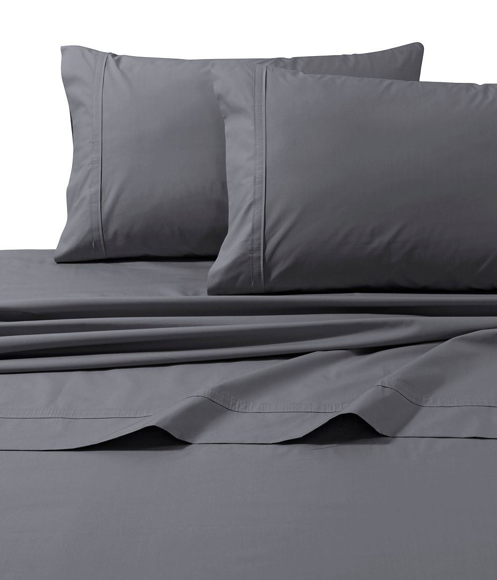 Tribeca Living 300 Thread Count Cotton Percale Extra Deep Pocket Sheet Set, King