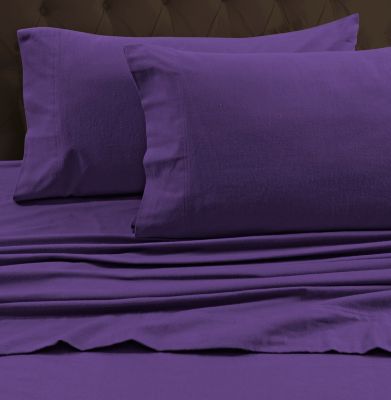 Tribeca Living Heavyweight Flannel Fitted Sheet, King