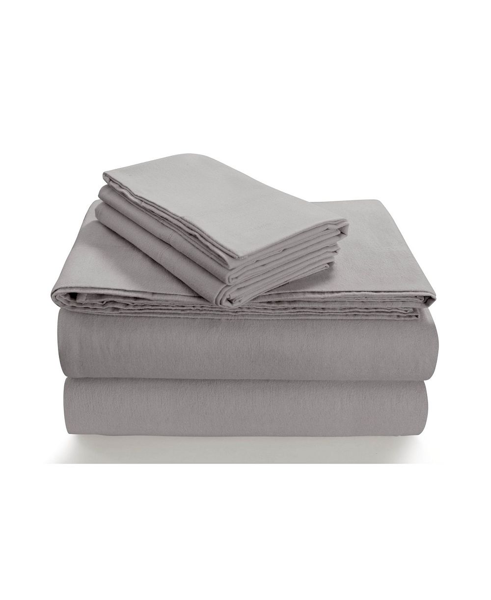 Tribeca Living Flannel Extra Deep Pocket Sheet Set, Queen
