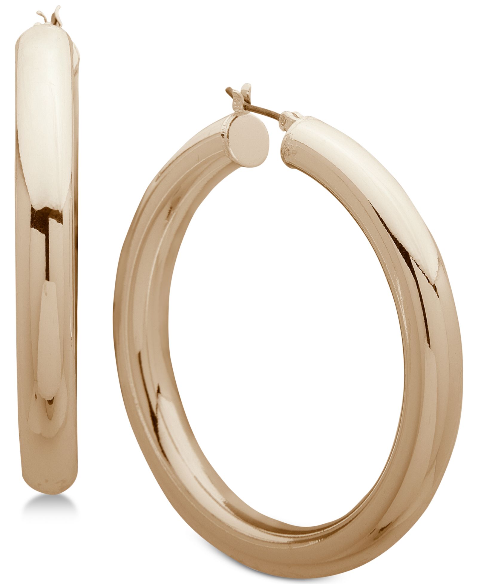 Anne Klein серьги-кольца Medium