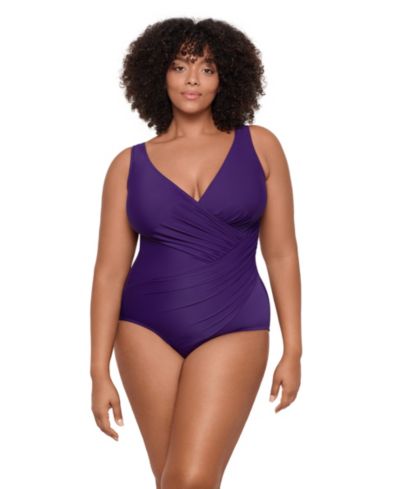 Женский слитный купальник Miraclesuit Plus Must Haves Oceanus с эффектом контроля живота