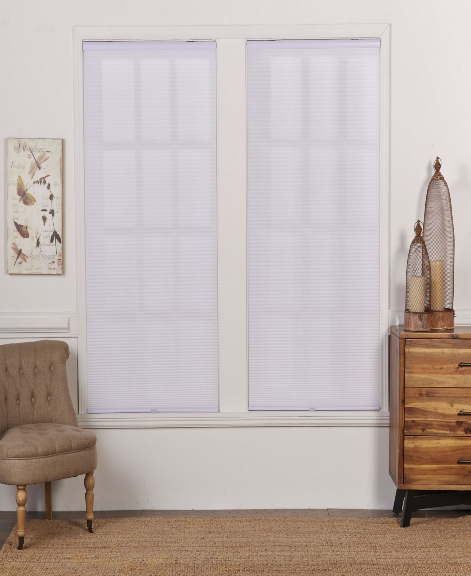 Cordless Light Filtering Cellular Shade, 22x64