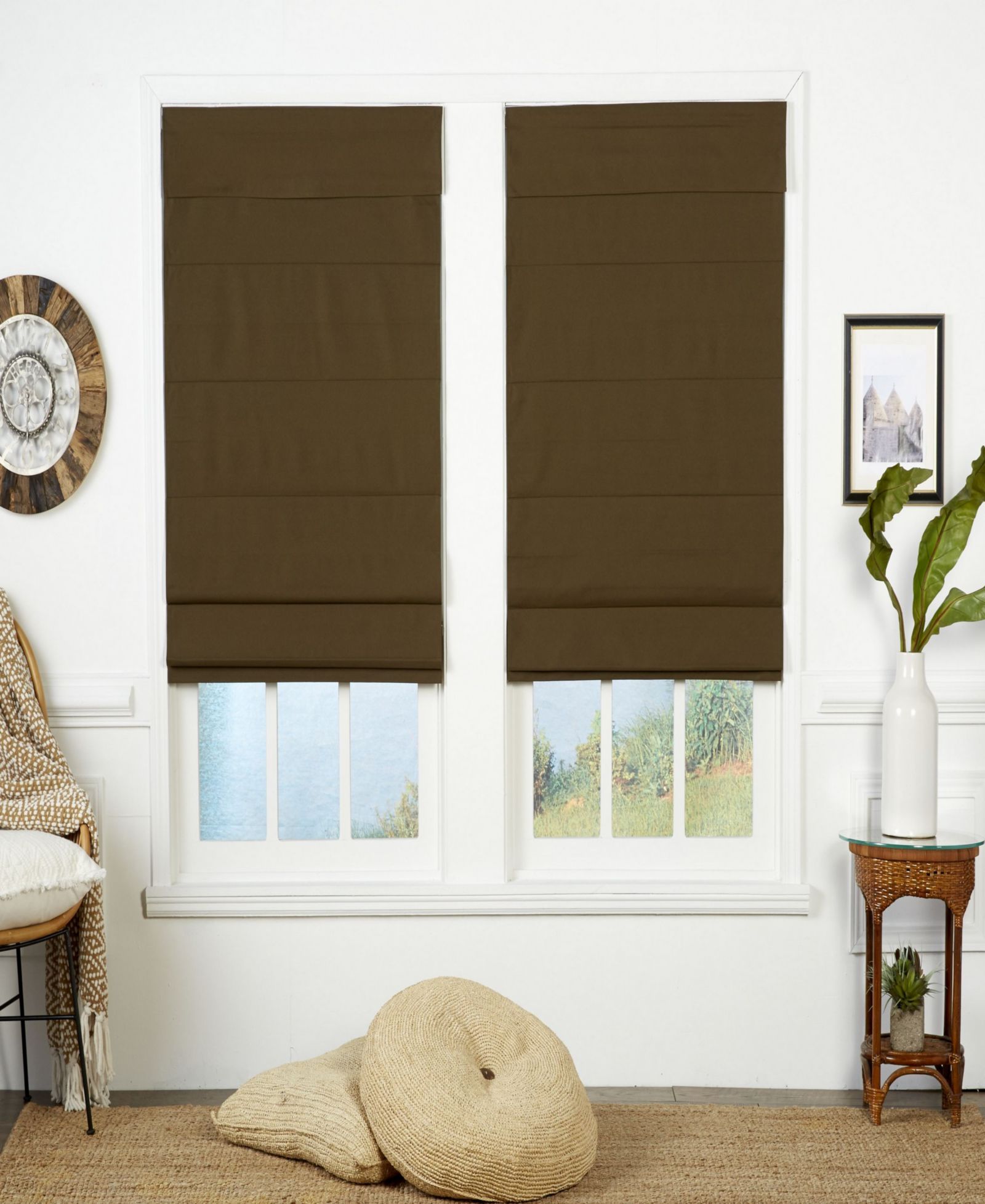 Insulating Cordless Roman Shade, 60x72