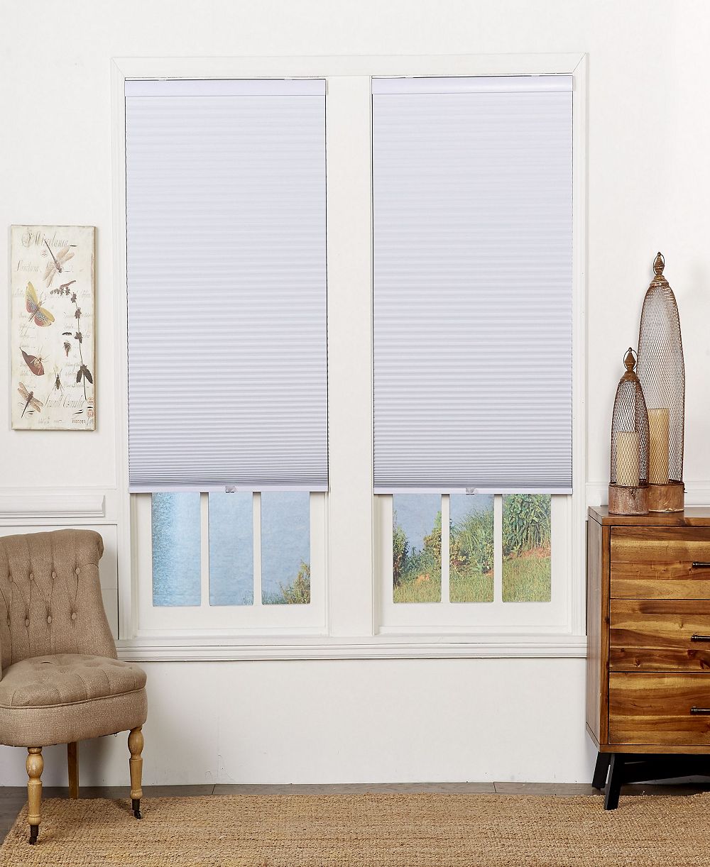 Cordless Blackout Cellular Shade, 32" x 64"
