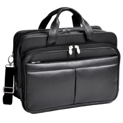 Mcklein Walton 17" Laptop Briefcase with Removable Sleeve