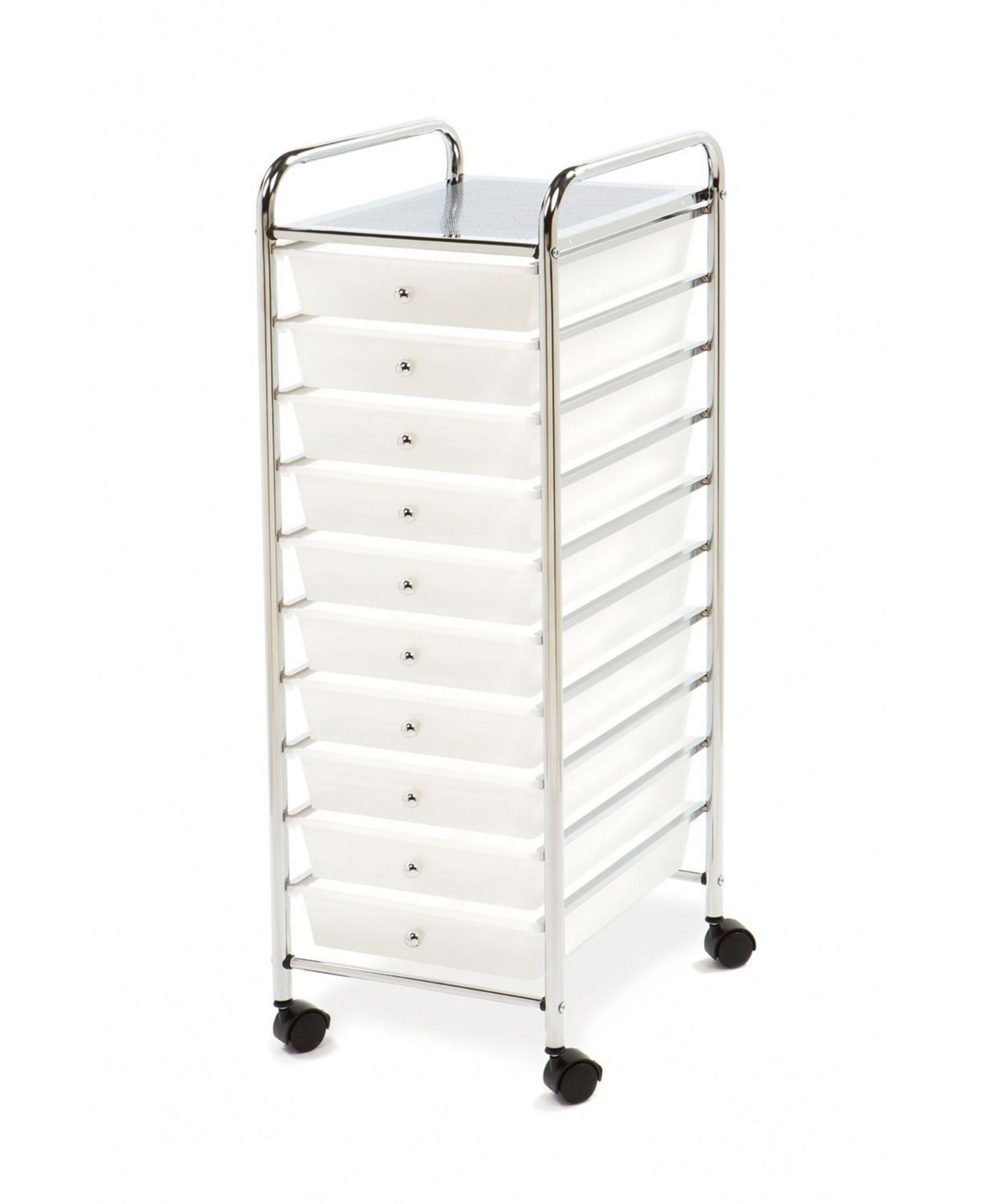 Seville Classics 10-Drawer Organizer Cart