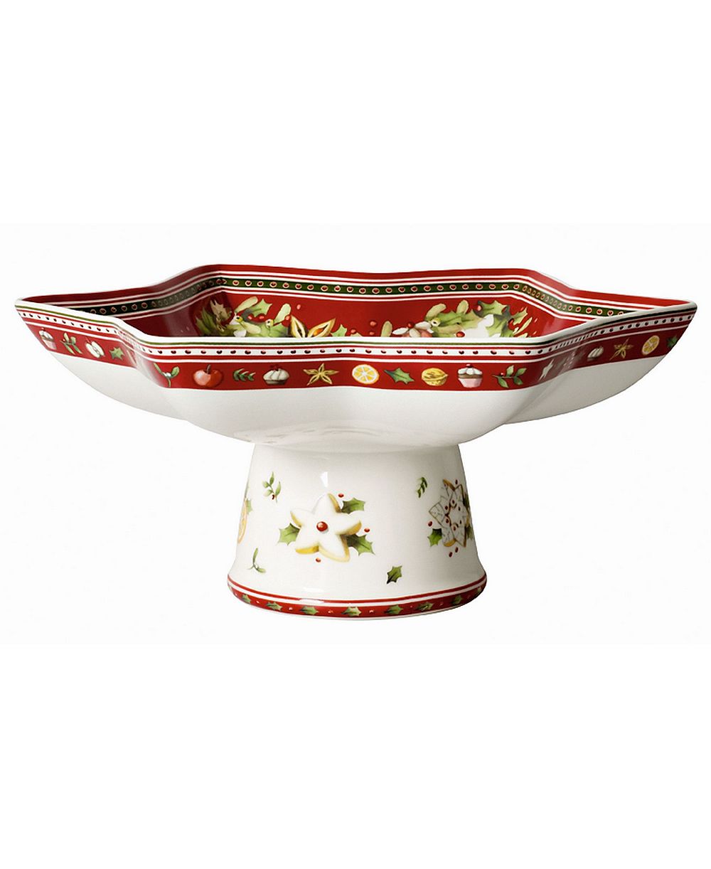 Villeroy & Boch Winter Bakery Footed Fruit Bowl чаша для фруктов