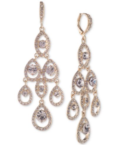 Серьги Givenchy Crystal Chandelier