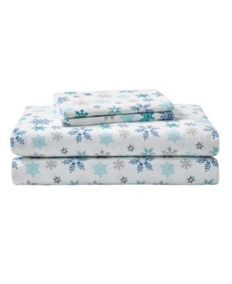 Eddie Bauer Printed Cotton Flannel 4-Pc. Sheet Set, Queen