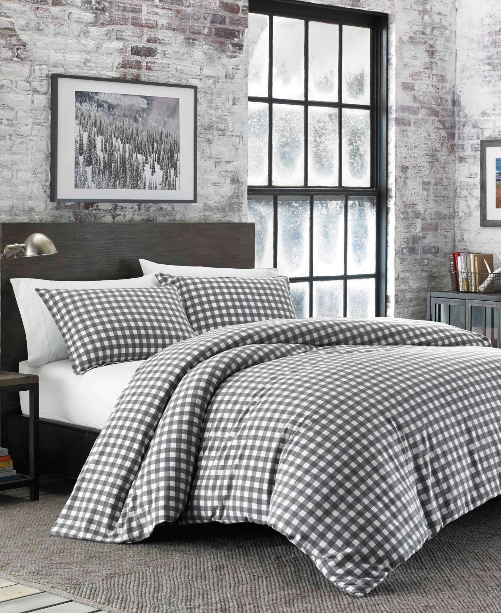 Eddie Bauer Preston Cotton Flannel 3-Pc. Comforter Set, King