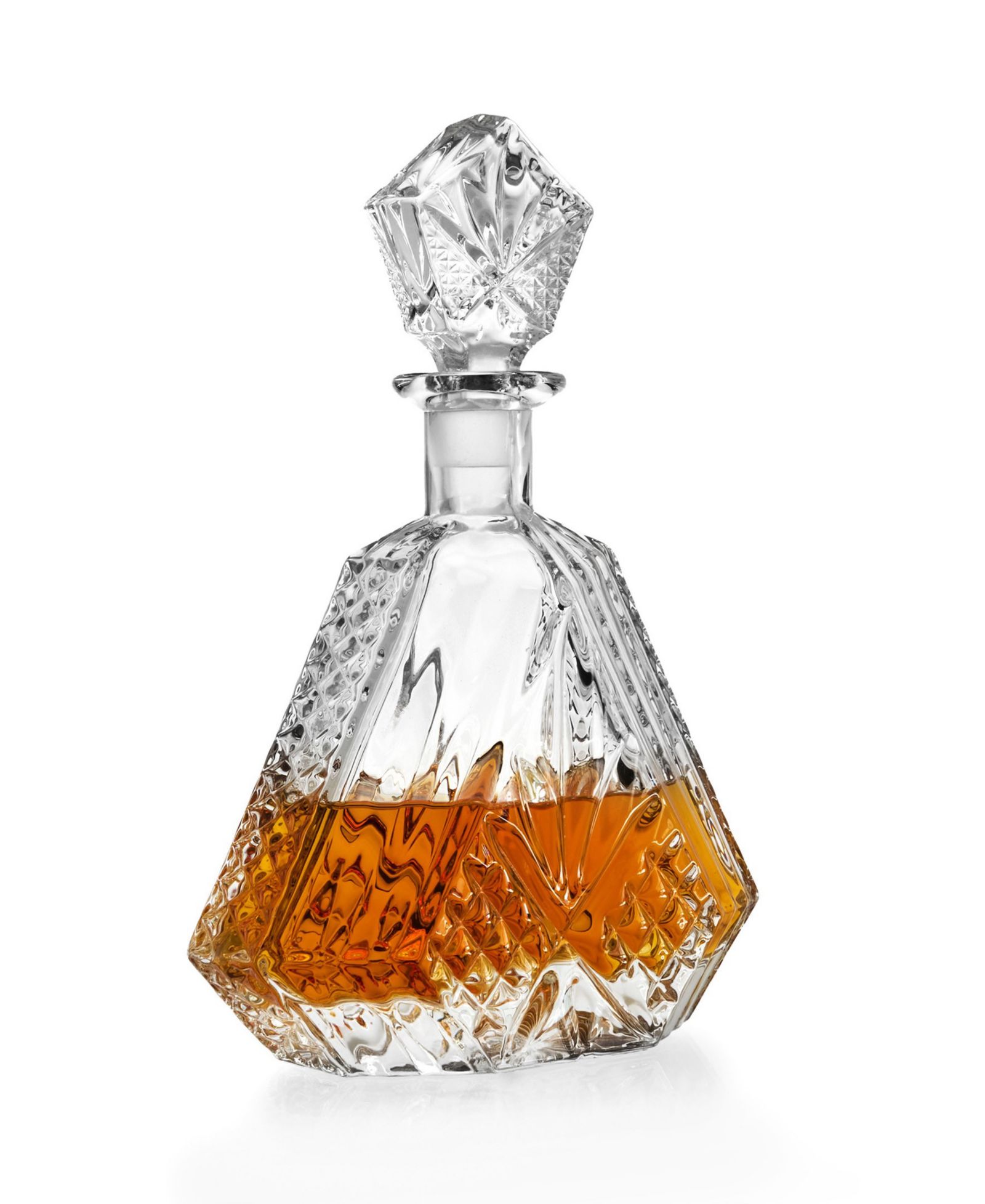Godinger Dublin Crystal Triangle Decanter